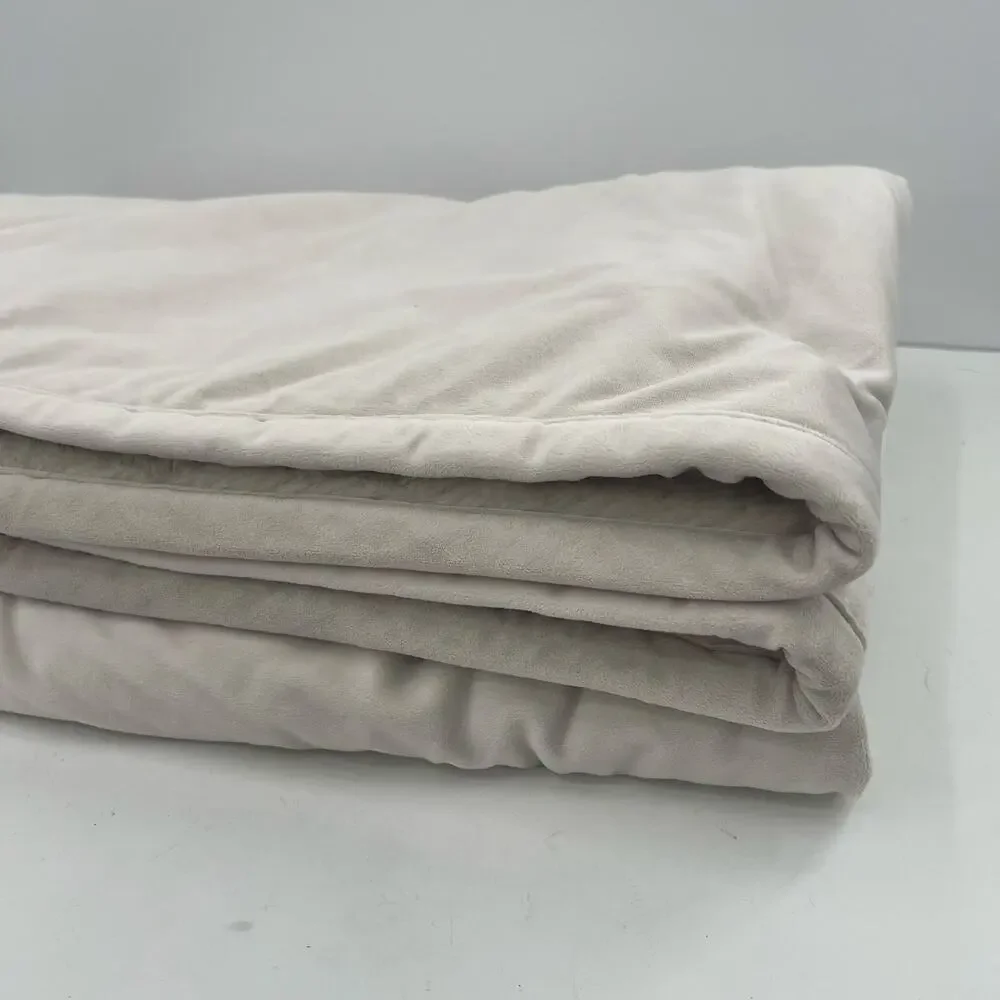 Pottery Barn soft cozy faux fur throw blanket